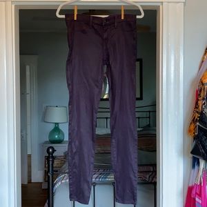 J brand coated skinny jeans